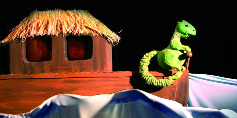 Foto: Puppenspiel “Der kleine Drache in der Arche”. Fotoautor: Figurentheater Winter, Rieps/Cronskamp